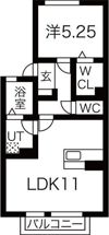 プレジオBの間取り画像