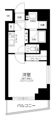 L－Flat三田の間取り画像