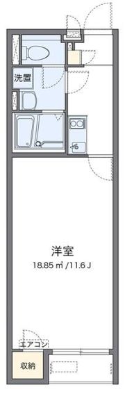 クレイノハピネスの間取り画像