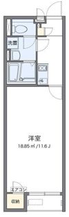 クレイノハピネスの間取り画像