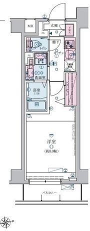リヴシティ成増ミュジオの間取り画像