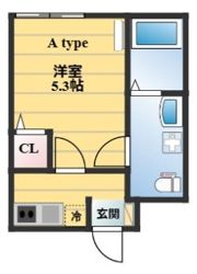 フィオーレ栗原の間取り画像