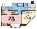 サンライフ堀江の間取り画像