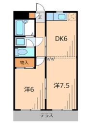 エヴァグリーン中村の間取り画像