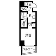 エステムコート大阪新町の間取り画像