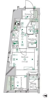 GALICIA KOMAGOMEの間取り画像