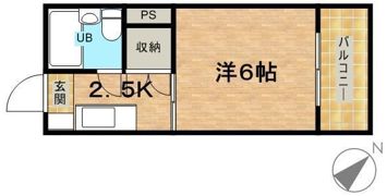 第2コーポ古屋の間取り画像