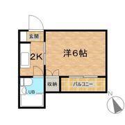 第2コーポ古屋の間取り画像