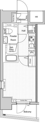 VERXEED阪東橋MAXIVの間取り画像