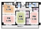 フレアコートコスモの間取り画像