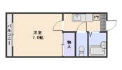 竹田レジデンスAの間取り画像