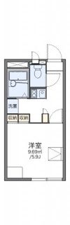 レオパレスエル2001の間取り画像