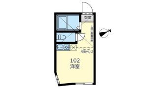 ユナイト衣笠フォルカオの杜の間取り画像