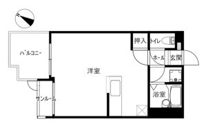 館ダイハードの間取り画像