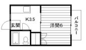 ひかりコーポの間取り画像