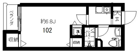 フォセット南大井の間取り画像