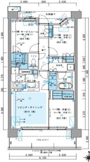 パークホームズ志木コンフォートテラスの間取り画像