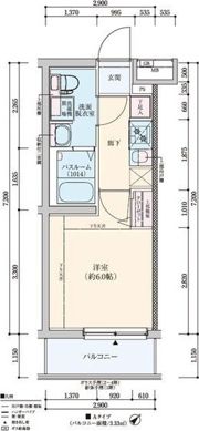 グランドロアール上新庄の間取り画像