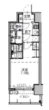 S-RESIDENCEドーム前千代崎の間取り画像