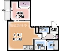 ジーメゾン守口藤田の間取り画像