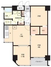 エクレール大宮の間取り画像