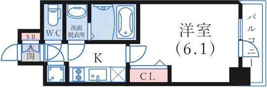 アドバンス神戸セラフィムの間取り画像