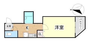 プラシード六甲の間取り画像