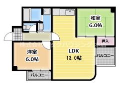 ライフ野江の間取り画像