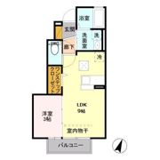 セプトガーデン大渡町の間取り画像