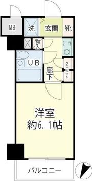 ナイスアーバンスピリッツ横濱吉野町の間取り画像