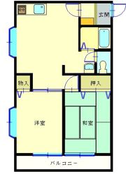 タートル万年寺の間取り画像