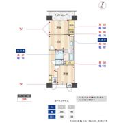 ルクレ川口イーストの間取り画像