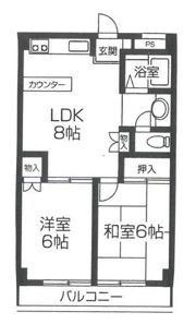 ベルハイツ恋ヶ窪の間取り画像