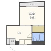 エビスマンションの間取り画像