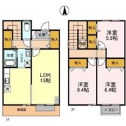 ユニフレックス砺波 Aの間取り画像