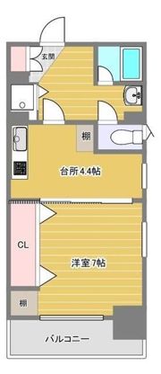 オーヴェスト横浜の間取り画像
