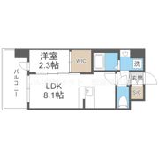セレニテ十三ミラクの間取り画像