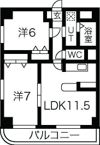 セントラルコート今伊勢の間取り画像
