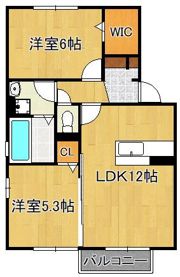 ウィットエブリDの間取り画像
