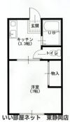 ITBハイツの間取り画像