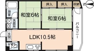 JSビル美鈴園弐番館の間取り画像