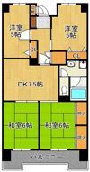 エクレール朽網II 803号室の間取り画像