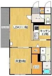 クレールAiの間取り画像