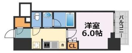 クレストコート靱公園 THE CLASSの間取り画像