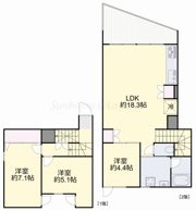 ETENA中仙道西の間取り画像