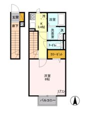 ザーパト・ポーリェの間取り画像