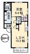 グランドメゾン皆実 A棟の間取り画像