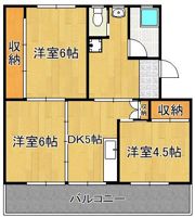 ビレッジハウス白野江5号棟の間取り画像