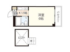 White草津の間取り画像