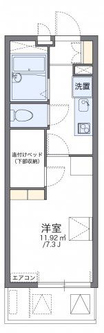 レオパレスイーストヒルズの間取り画像